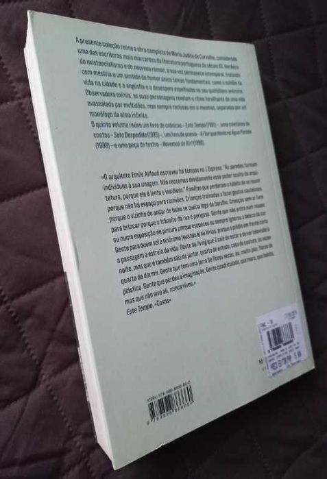 Obras Completas Maria Judite Carvalho - Volume 5