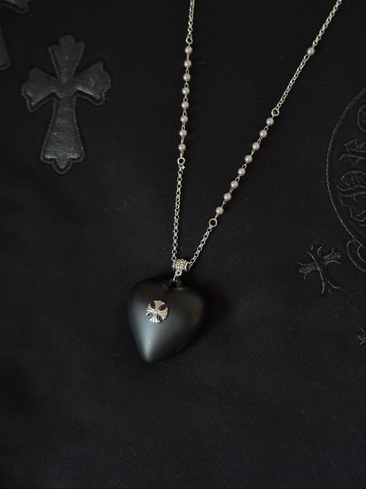 Підвіска серце chrome hearts
