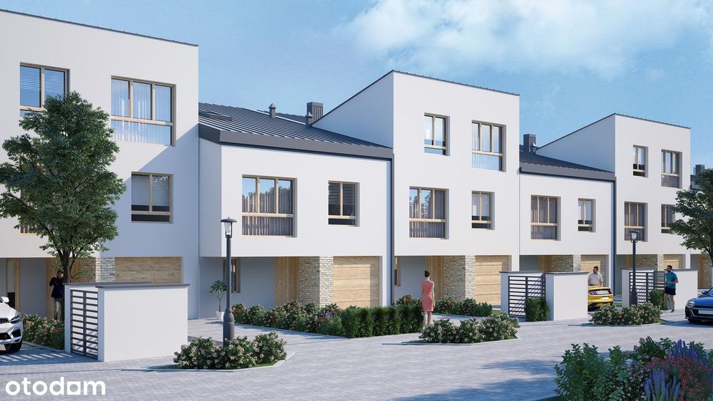 Dom o pow. 153,35 m2 z poddaszem nieużytkowym, pompą ciepła, garażem.