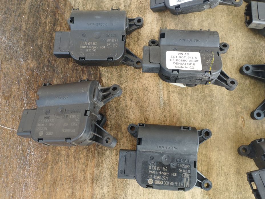 Заслонки печки Passat B6 B7 CC