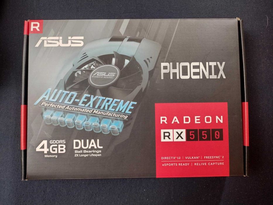 Asus Phoenix Radeon RX 550 Evo 4GB GDDR5