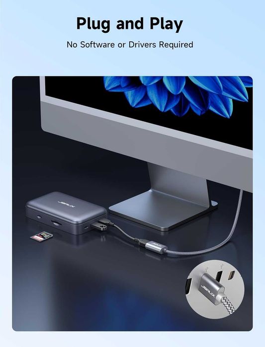 Szybki Kabel Przedłużacz Usb 3 M  Wtyczka Usb A Na Gniazdo A Nylonowy