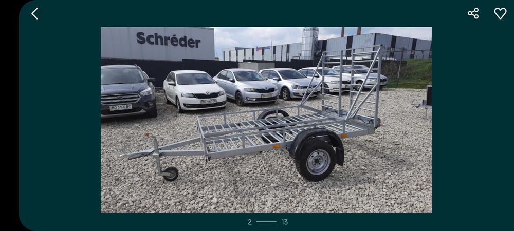 Оренда лафет/ прокат причіп