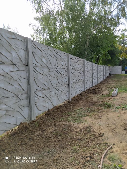 Ogrodzenia Betonowe jedno i dwustronne