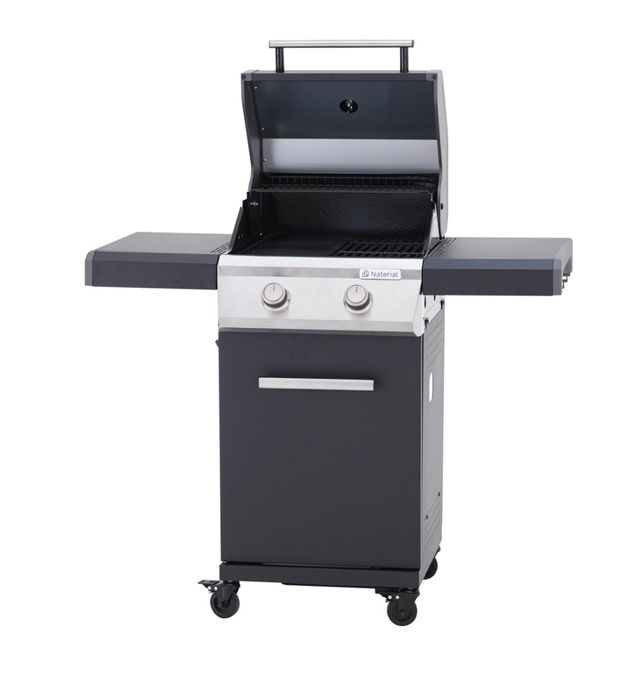 Grelhador Barbecue a gás com 2 queimadores
115x53X115 cm Naterial Kenton Il