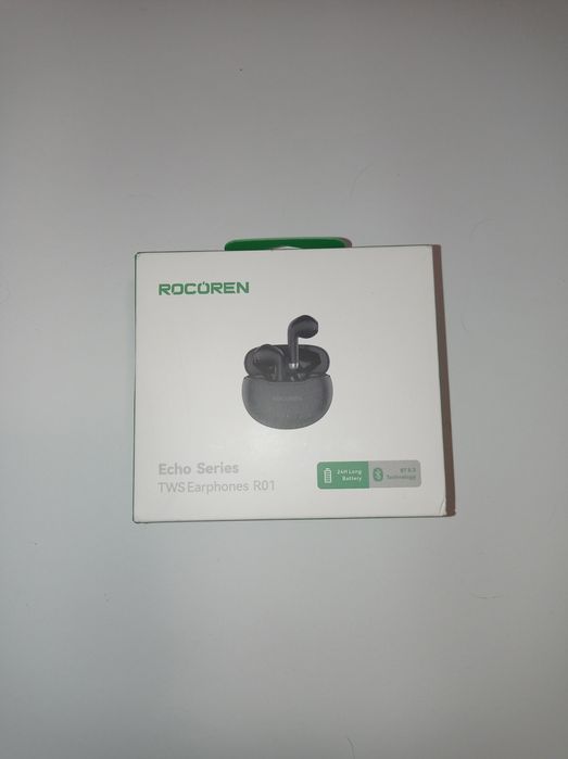 TWS навушники бездротові Rocoren R01 black