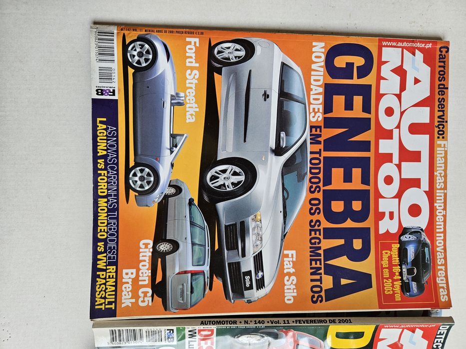 Lote de 6 Revistas AutoMotor Usadas 2001
