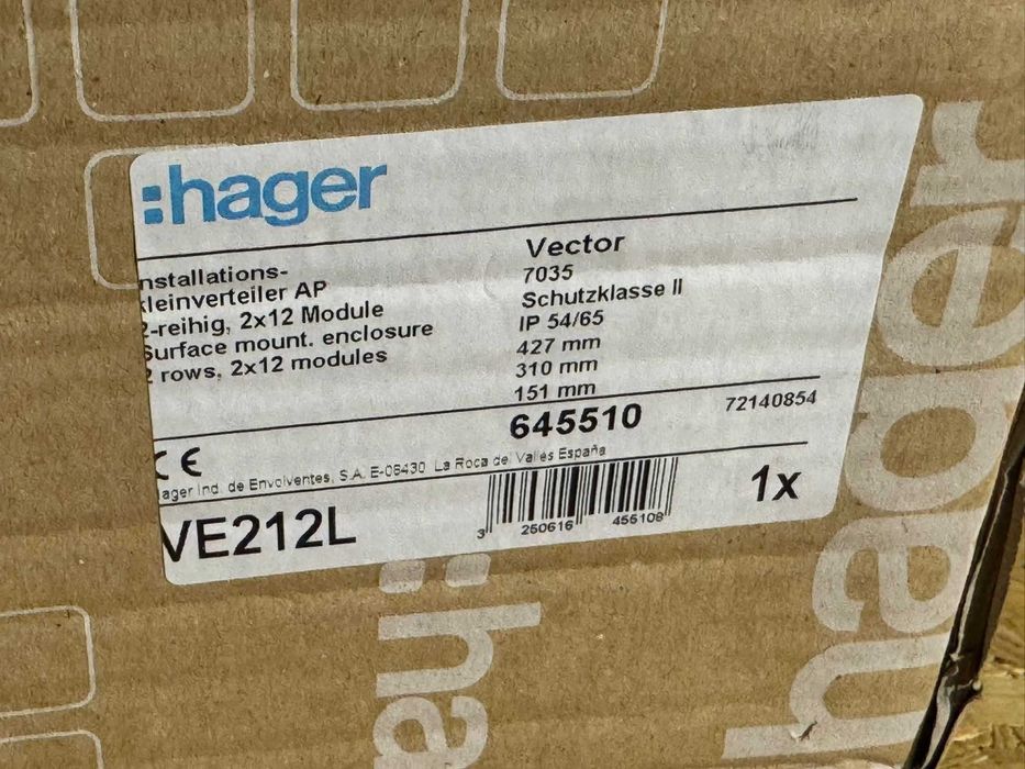 rozdzielnia Hager Vector VE212L