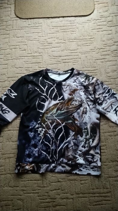 Koszulka bluza dla wędkarza