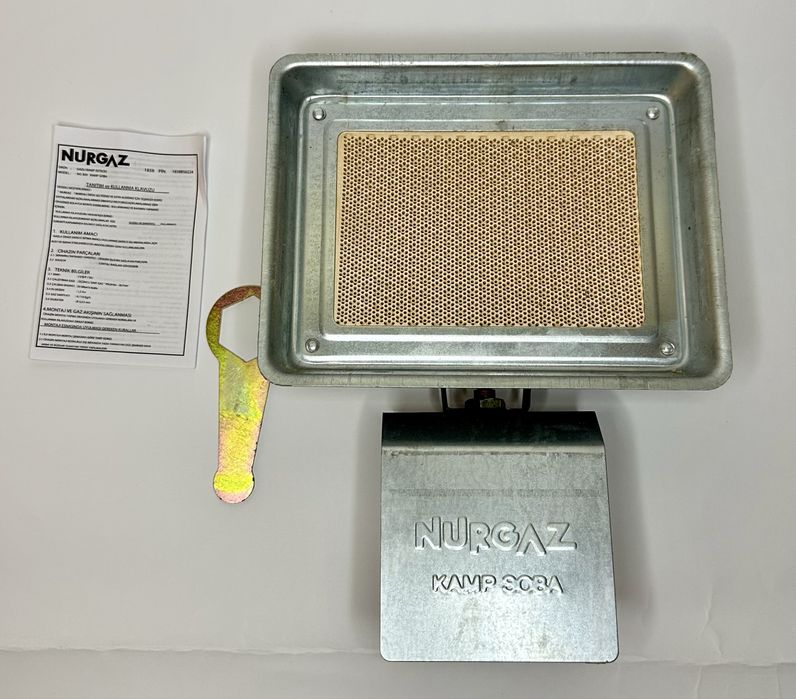 Обігрівач газовий НОВИЙ Nurgaz керамічний для балонів