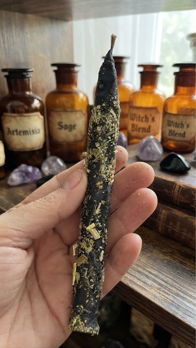 Свечи на очищение  с полынью