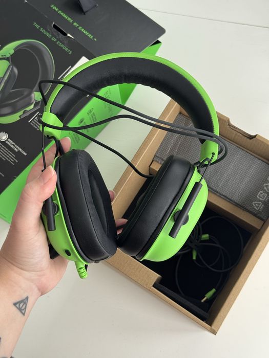 Razer BlackShark V2 X Green Edition - ігрові навушники