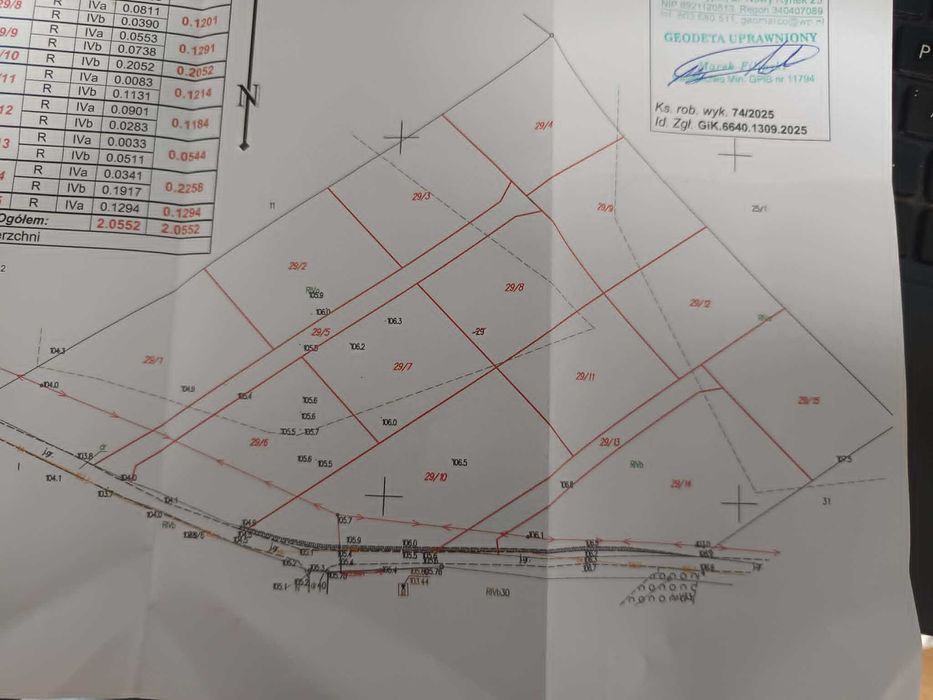 Działka budowlana Kierz Półwieski 0,1294ha
