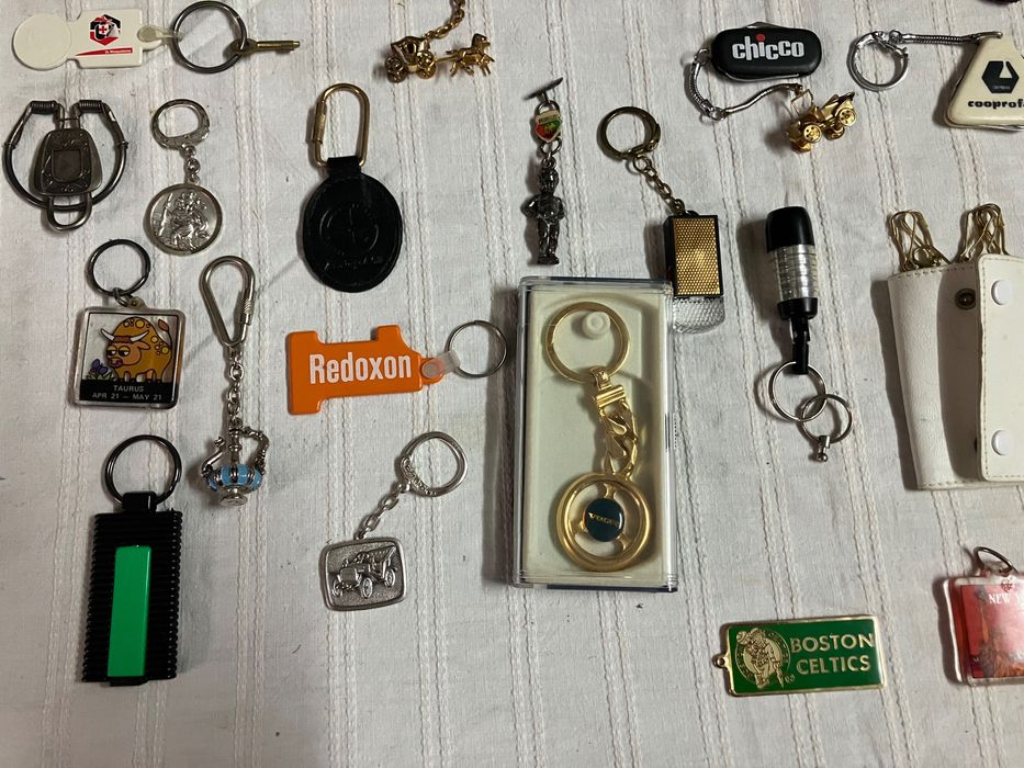 Colecção (Lote) de porta - chaves antigos