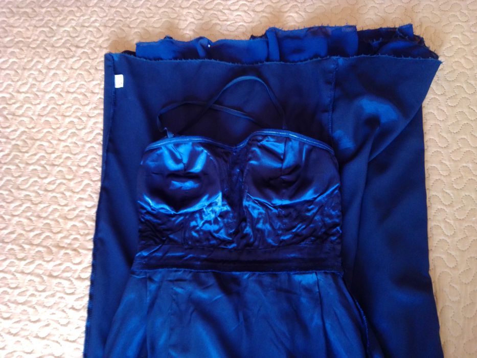 Vestido cerimónia/festa Azul