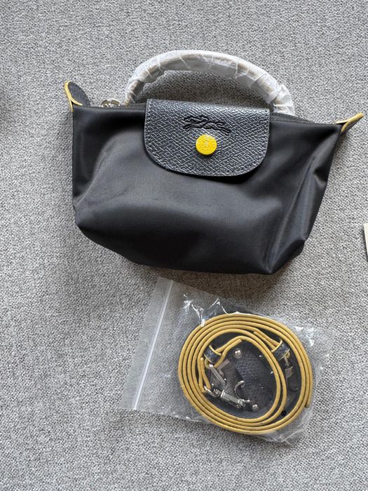 Mala longchamp Mini Cinza