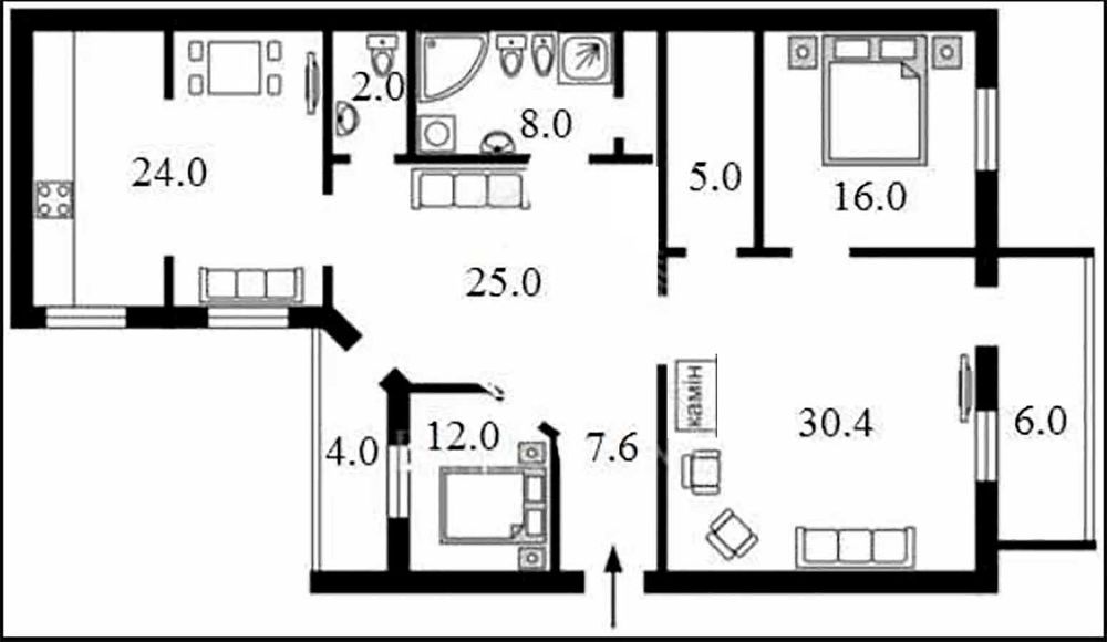 Без комісії. Оренда 3к квартири в Центрі, 130м2, вул. Шота Руставелі 34, метро Палац спорту, Площа Українських Героїв.
