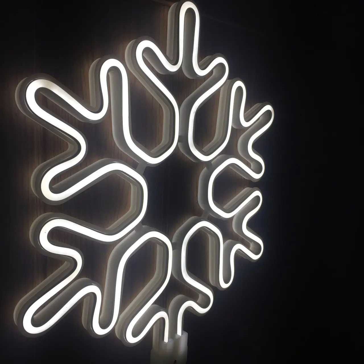 Супер яркая неоновая led лента для дома, для авто. 5m Белая 12V-220V ...