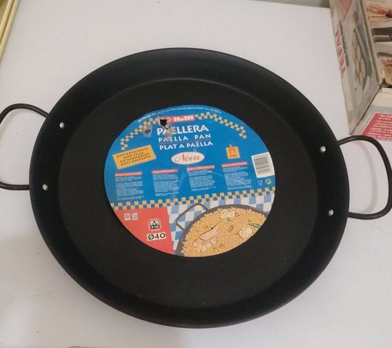 Panela para paella/arroz à valenciana 40cm - NOVO