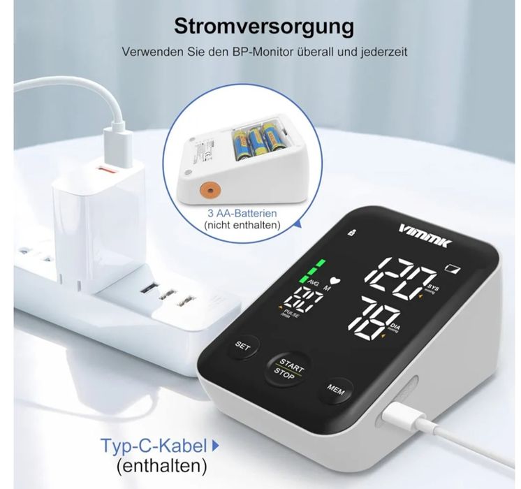 Ciśnieniomierz Elektryczny VIMMK C04 Naramienny