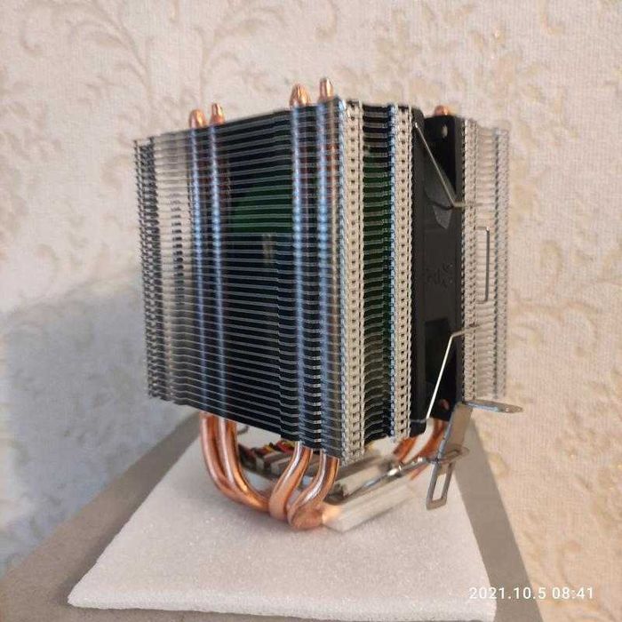 Кулер для процесора Intel/AMD, Lanshuo TDP 130w баштовий, тихий
