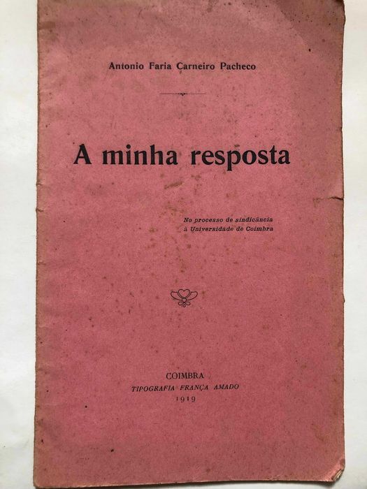 Em Minha Defesa - António Faria Carneiro Pacheco