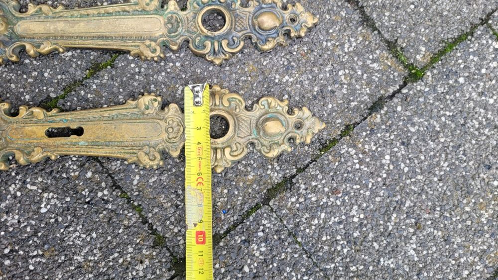 Stare szyldy do drzwi mosiężne