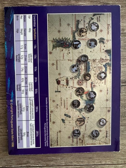 Moedas comemorativas