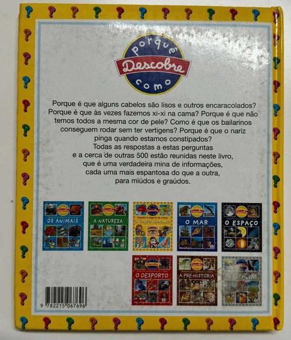 Livro "O corpo humano - Respostas às perguntas das crianças"