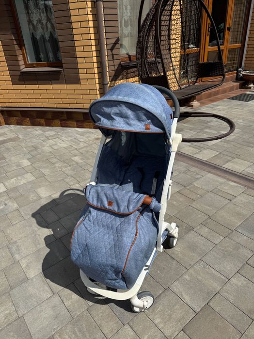 Коляска прогулянкова Quatro MAXI 11 блакитний джинс