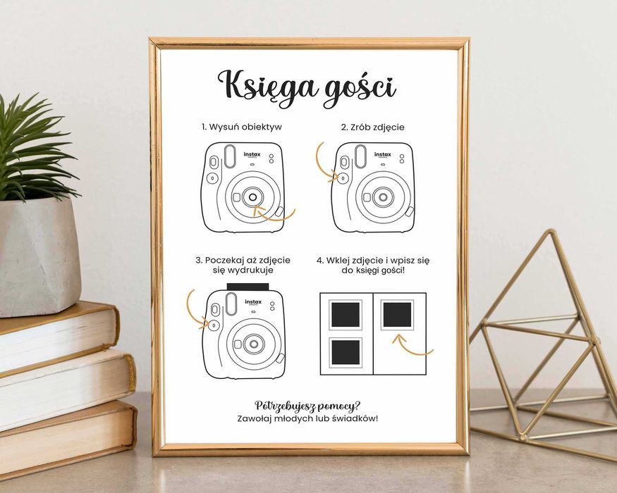 Instrukcja INSTAX aparat wesele ślub PDF