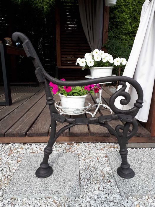 Nogi Żeliwne do ŁAWEK Super Mocne Wersja Wiedeńska Polski odlew !!!