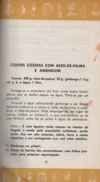 "Cozinha e Doçaria do ULTRAMAR Português" Edição ÚNICA 1969