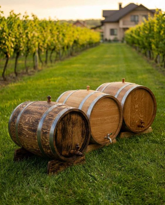 Дубова бочка діжка для алкоголю напоїв вина віскі самогону