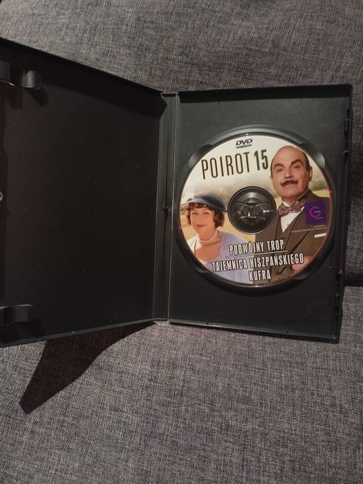 DVD Poirot 15. Podwójny trop. Tajemnica hiszpańskiego kufra