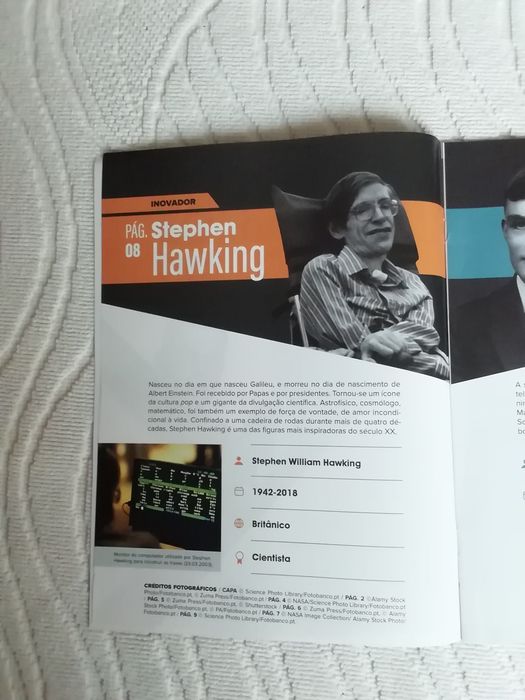 Fascículo n° 15, de"30 figuras inspiradoras do nosso tempo ", novo