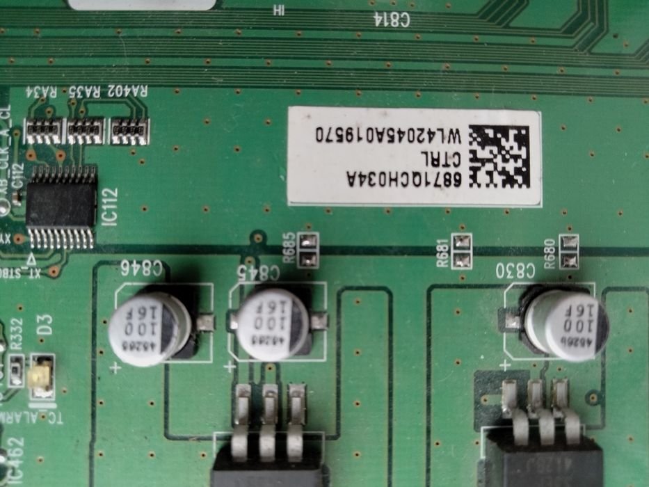 Нерабочие платы BOARD CTRL LVDS LGE PDP 42V6