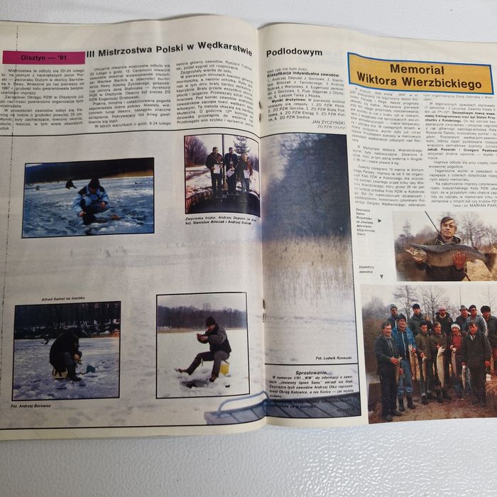 Wiadomości Wędkarskie 5/1991 | REKORDY POLSKI 1990 | Olsztyn 91