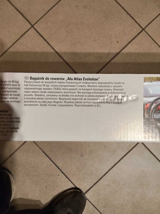 Bagażnik rowerowy na hak