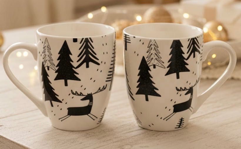 Kubki ceramiczne 10 sztuk