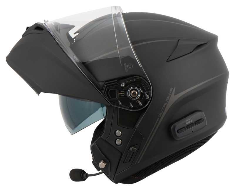 Мотошолом Чорний SENA Outrush R Bluetooth L-58-59см Type-C