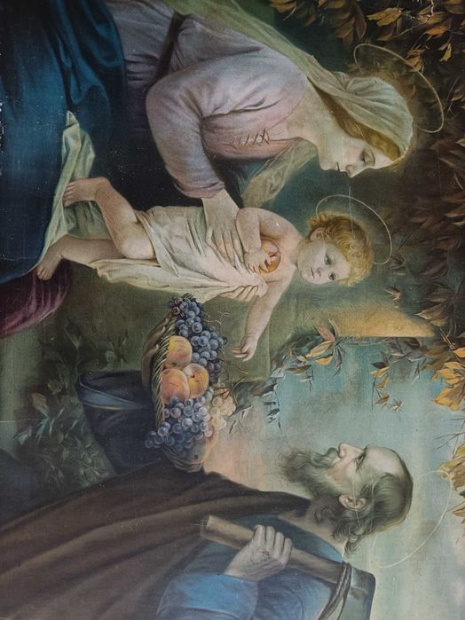 oleodruk święta rodzina obraz święty dewocjonalia