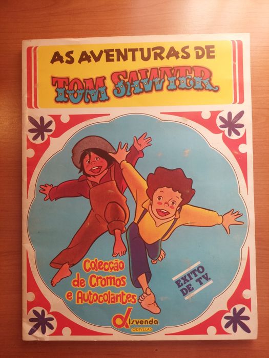 Caderneta cromos completa Tom Sawyer