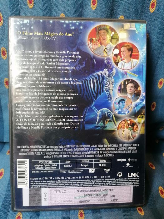 DVD O Maravilhoso Mundo dos Brinquedos - Como Novo