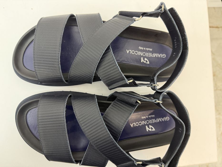 Італійські шкіряні сандалі GIAMPIERONICOLA р.43 | Made in Italy
