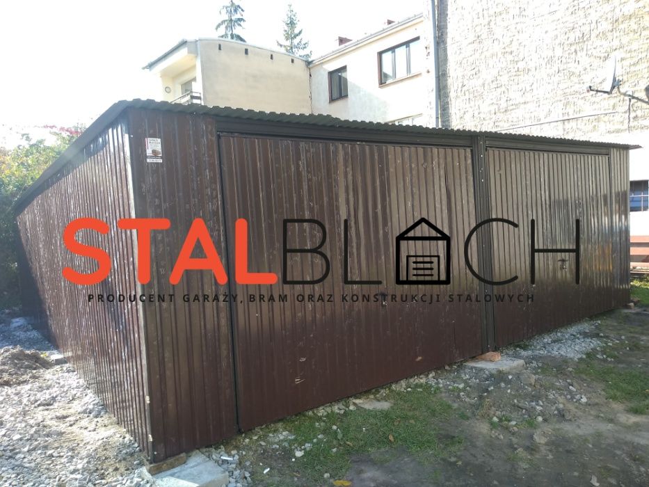 Garaż blaszany 3x5  MONTAŻ Gratis