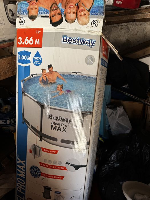 Каркасный бассейн Bestway steel pro max 366x100