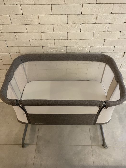 Łóżeczko dostawne Moby-System LUNA 3w1 - szare