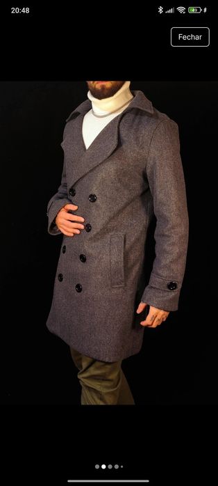 Sobretudo Clássico Homem Novo