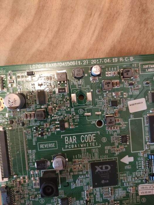 Placa principal LG 32LJ510B (Mainboard usada, 100% funcional)